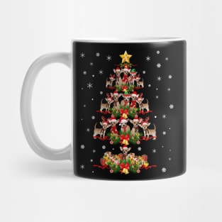 Chihuahua Christmas Tree TShirt Xmas Gift For Chihuahua Dog Mug